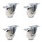Service Caster 4 Inch Nylon Wheel Swivel Top Plate Caster Set with Total Lock Brake SCC SCC-TTL20S414-NYS-4 - alternate 1